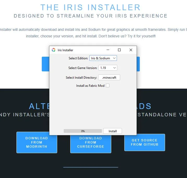 The Iris Installer